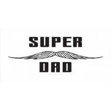 Super Dad with Mustache Piggy Bank
