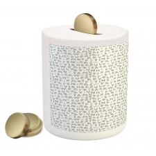 Geometric Letters Piggy Bank