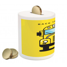 Funky Vehicle Graphic Piggy Bank