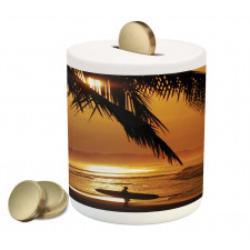 Costa Rica Surfer Piggy Bank