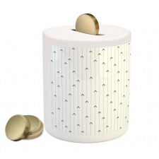 Pointing up Vertical Design Piggy Bank