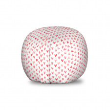 Karışık Desen Pelüş Oyuncak Çuvalı Kırmızı Pembe Kalpler