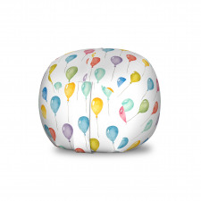 Rengarenk Pelüş Oyuncak Çuvalı Renkli Balonlar