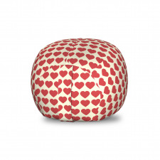 Aşk Pelüş Oyuncak Çuvalı Kırmızı Kalp Desenli