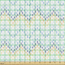 Geometrik Parça Kumaş El Çizimi Rengarenk Tekrarlayan Zikzaklar