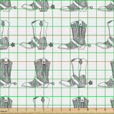 Ayakkabı Parça Kumaş Sade Arka Plan Üzerinde Kovboy Çizmeleri
