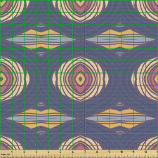 Örüntü Parça Kumaş Tekrarlanmış Mistik Geometrik Şekiller
