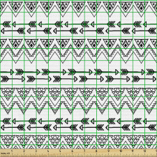 Kabile Parça Kumaş Etnik Paralel Birbirini Takip Eden Oklar