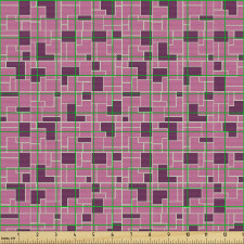 Geometrik Parça Kumaş Geometrik Şekillerden Oluşmuş Puzzlelar