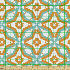 Örüntü Parça Kumaş Tekrarlı İç içe Geçmiş Geometrik Şekiller
