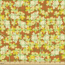 Botanik Parça Kumaş Sık Tekrarlanmış Minimal Çiçek Desenleri