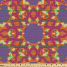 Geometrik Parça Kumaş Etnik Görünümlü Eğlenceli Farklı Tasarım