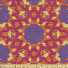 Geometrik Parça Kumaş Etnik Görünümlü Eğlenceli Farklı Tasarım