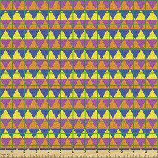 Geometrik Parça Kumaş Tekrarlayan Minik Üçgenli İllüstrasyon