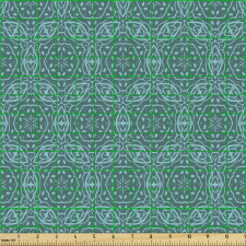 Retro Parça Kumaş Etnik Detaylı Tekrarlayan Geometrik Şekiller