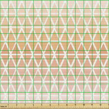 Geometrik Parça Kumaş Geçişli Pastel Tonlarda Tekrarlı Üçgenler