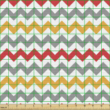 Zikzak Parça Kumaş Soyut Şeritler Deseni