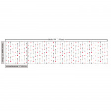 Eğlenceli Parça Kumaş Grafik Çizim ile Kalpli Aşk Okları Deseni