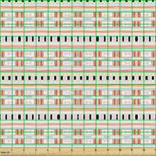 Geometrik Parça Kumaş Kesik Çizgili Dikdörtgenler ve Üçgenler