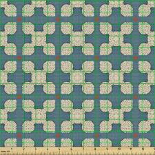 Geometrik Parça Kumaş Kare Görünümlü Tekrarlı Izgara Motifler 