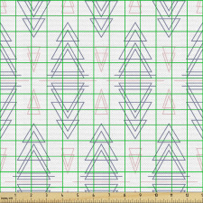 Geometrik Parça Kumaş İç içe Geçmiş Modern Üçgen Çizimleri