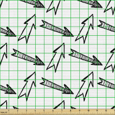 Geometrik Parça Kumaş İçi Çizgi Dolu ve Boş Modern Oklar Çizimi
