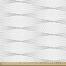 Geometrik Parça Kumaş Simetrik Noktalı Baklava Dilim Desen