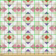 Soyut Parça Kumaş Tekrar Eden Geometrik Minimal Şekiller Deseni