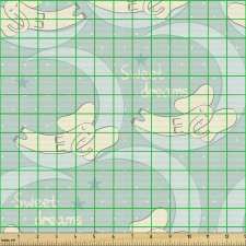 İyi Geceler Parça Kumaş Çocuksu Uyku Vakti Tatlı Rüyalar Yazılı