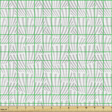 Geometrik Parça Kumaş Açık Tonda Soyut Şeritli Yaratıcı Dizayn