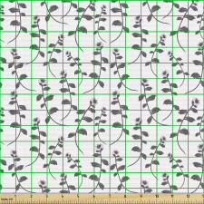 Botanik Parça Kumaş Minimal Sade Modern Yaprak Dalları Dizaynı