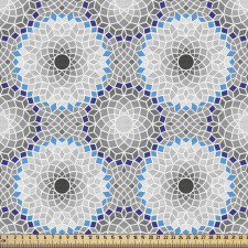 Mozaik Parça Kumaş Taş Görünümlü Geometrik Dairesel Şekiller 