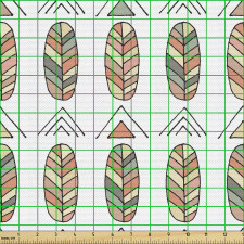 Hippi Parça Kumaş Soyut Bohem Etnik Oval Geometrik Motifler