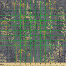 Botanik Parça Kumaş Koyu Renkli Bahçe Bitkileri Otlar Doğa