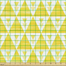 Soyut Parça Kumaş Etnik Dizayn Süslemeli Üçgen Motifler Deseni