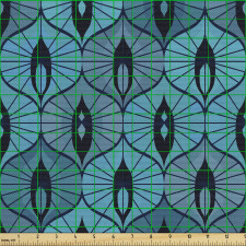 Otantik Parça Kumaş Mozaik Görünümlü Bohem Tasarım Motifler