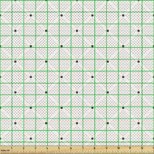 Geometrik Parça Kumaş Noktalı Soyut Baklava Esintili Tasarım