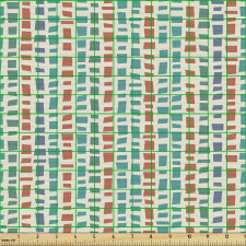 Soyut Parça Kumaş Rengarenk Motifli Terrazzo Kaplama Deseni