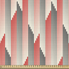 Soyut Parça Kumaş Tekrar Eden Modern Dikey Şeritler Deseni