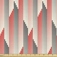 Soyut Parça Kumaş Tekrar Eden Modern Dikey Şeritler Deseni