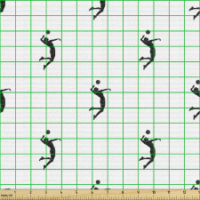 Spor Parça Kumaş Minimal Şeklinde Voleybolcu ve Top Şekilleri