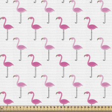 Egzotik Parça Kumaş Minimal Tasarım Sevimli Sanatsal Flamingo