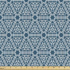 Geometrik Parça Kumaş Altıgen Üçgen ve Dörtgen ile Grafik Çizim