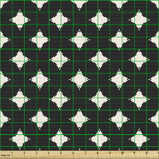 Simetrik Parça Kumaş Basit Modern ve Geometrik Dörtgen Desen