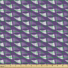 Geometrik Parça Kumaş Göz Alıcı Yarım Silindirler ile Şık Desen