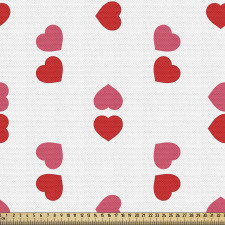 Aşk Parça Kumaş Sevimli İki Renkli Tasarımıyla Minik Kalpler