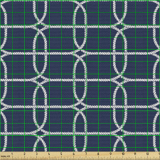 Gemicilik Parça Kumaş İnce Halatlar ile Geometrik Desen Çizimi