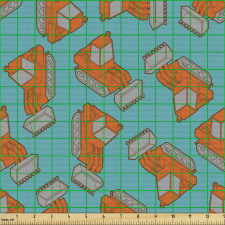 Soyut Parça Kumaş Grafik İnşaat Aracı Taşıt Traktör Kazıma