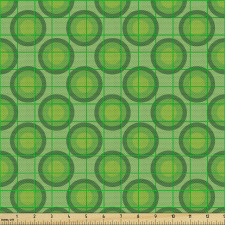 Geometrik Parça Kumaş Puantiye Esintili Küçük Daire Motifleri 