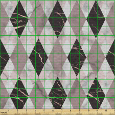 Geometrik Parça Kumaş Mermer Görünümlü Baklava Dilimi Deseni